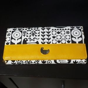 Buxton 1898 duck cute bag wallet yellow